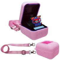 BCWXION Silica Gel Sleeve for Takara Tomy Bitzee Interactive Toy Digital Pet Flexible Silicone Cover Soft Drop with Strap not - Case, Case, rožinė