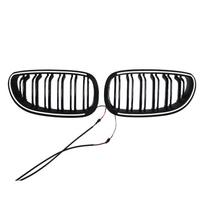 For BMW 5 Series E60 E61 M5 2003-2010 520i 535i 545i 550i Double Slat Front Kidney LED Light Grille Grill Tuning Accessories