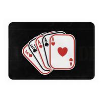 97Th 97 Year Old Card Playing Full Deck Non-slip Doormat Floor Mat Mat Carpet Rug for Kitchen Entrance Home Balcony Footpad Mats 40x60cm