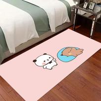 Cartoon Print B-Bubus D-Dudu Carpet for Bedroom Decor Non-slip Home Living Room Sofa Area Rug Hallway Bathroom Kitchen Floor Mat 40cmx60cm