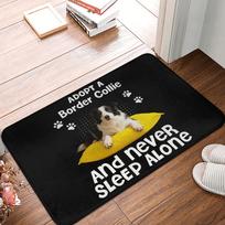 Adopt Scottish Terrier Never Sleep Alone Doormat Mat Anti-Slip  Bath Kitchen Garage Rug Carpet 40*60cm 40x60cm