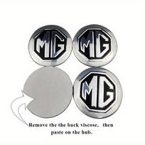 56 mm automobilio ratlankio centro lipdukai Decals for Morris Garages MG 3 5 6 7 TF ZR ZS GS GT HS EZS EHS Mg3 Mg5 Mg7 ratlankio emblema sidabras