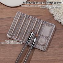 1Pcs Nail Brush Rack Shelf Painting Pen Rest Holder UV Gel Brush Holder Color Palette Display Multifunctional Manicure Tool gryna