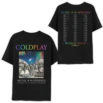 2025 Classic Coldplay Band T Shirt British Rock Music Men and Women Casual T-Shirt Short Sleeve Tee Cotton Tops Summer Clothing S įvairiaspalvis