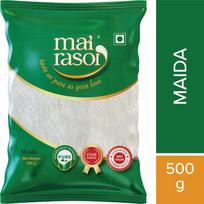 MAI RASOI Premium Maida Flour 500 g Pouch For Cakes Cookies Bread Naan Pastry And Crispy Snack Recipes For Home Cooking