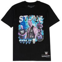 Mitchell & Ness Shirt - WWE LEGENDS Stone Cold Steve Austin L juoda