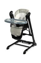 Daugiafunkcinė maitinimo kėdutė Caretero Indigo, black/grey