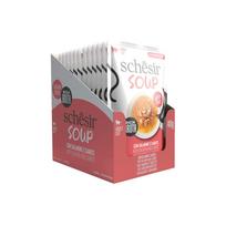Schesir Soup lašiša su morkomis, 12x40 g maišelis