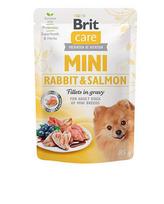 Brit Care Mini konservai šunims su triušiena ir lašiša, 85 g : Pakuotė - 24 x 85 g