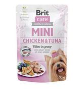 Brit Care Mini konservai šunims su vištiena ir tunu, 85 g : Pakuotė - 24 x 85 g