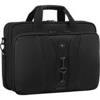 WENGER Legacy Black Series 16 colių nešiojamojo kompiuterio portfelis su kišene planšetiniam kompiuteriui, Juoda