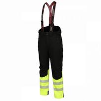 Darbinis puskombinezonis vyrams Pesso Hi-vis, juoda sp./geltona sp., XL dydis