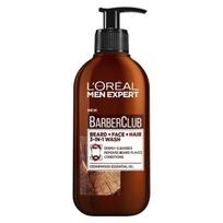 Daugiafunkcė 3 viename valomoji priemonė barzdai, veidui ir plaukams L'Oréal Paris, 200 ml