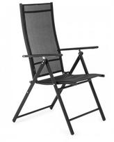 Lauko kėdė Mirpol Mercury M7P2, juoda sp., 42.5 cm x 56.5 cm x 108 cm