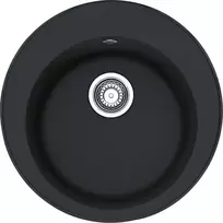 Granitinė plautuvė Franke Ronda, ROG 610-41, užkemšamas ventilis, Onyx