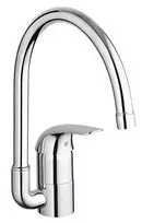 Grohe Euroeco virtuvinis maišytuvas su aukštu snapeliu.chromas