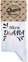 Moteriškos kojinės „Tikra D(r)ama“
