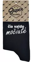 Moteriškos kojinės „Čia valdo močiutė“