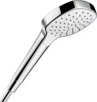 Hansgrohe Croma Select E 110 1jet dušo galvutė, EcoSmart 9 l/min, chromas/balta