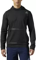 Reebok Džemperis Hexawarm Pullover Hoodie Juodas BR9625