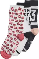 Adidas Kojinės Vaikams YA GR Scks 3PP Baltas Juodas Raudona EI6181