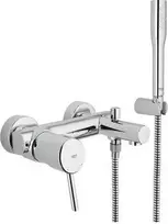 Grohe Concetto new sieninis vonios maišytuvas su dušu. chromas