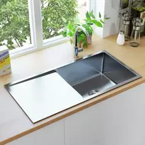 Virtuvės plautuvė, nerūdijantis plienas, rankų darbo