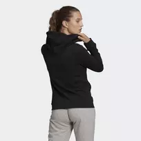 Džemperis moterims Adidas Essentials Linear Ful Zipp Hoodie W GL0791, juodas
