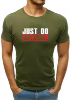 Chaki vyriški marškinėliai Just do nothing
