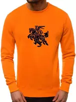 Oranžinės spalvos džemperis Vytis