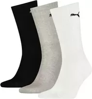 Puma Kojinės Sport Crew Baltas Juodas Pilkas