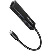 Axagon HMC-GL3A SUPERSPEED USB-C HUB + GIGABIT LAN