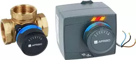 Afriso 3 eigų maišymo vožtuvas ARV 385 ProClick DN32 RP1 1 / 4 su elektriniu paleidikliu ARM 343 ProClick (TG.AF-1338544)
