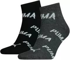 Puma Kojinės Unisex Bwt Juodas Pilkas 907948 01