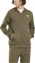 Reebok Džemperis Vyrams Hoodie Ri Left Chesto Logo Žalias HG4452