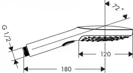 Rankinis dušas Hansgrohe Raindance Select E 26520670