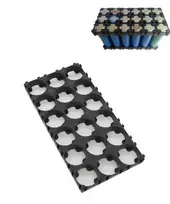 Oem Plastikinis laikiklis 6x3 Li-Ion 18650 akumuliatoriams pakuoti - 18 vnt