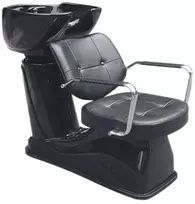 Activeshop Kirpyklos plautuvė GABBIANO PROFESSIONAL HAIRWASHER VIGO Juodas