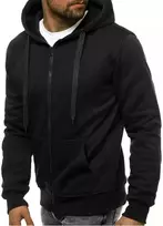 J.Style Džemperis Vyrams Fleece Juodas 68B2008-3
