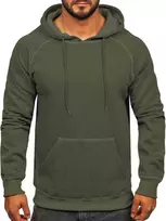 J.Style Džemperis Vyrams Fleece Žalias 8B152-29