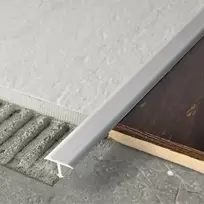 Profilis, aliuminis anoduotas, pilkas, 20 mm, L 2,7 m