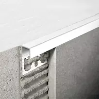 Profilis, aliuminis anoduotas, baltas, h 8 mm, L 2,7 m