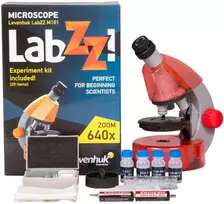 Mikroskopas Levenhuk LabZZ M101 Oranžinis 40x-640x