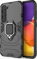 Hurtel Ring Armor Samsung Galaxy S23 armored magnetic holder ring dėklas telefonui juodos spalvos