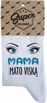 Moteriškos kojinės "Mama mato viską"