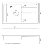 Plautuvės komplektas Quadron TQ7744RMBEZ