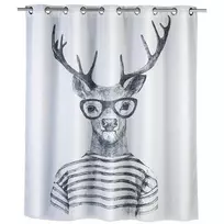 Mr Deer dušo užuolaida, tekstilė, 180x200 cm, WENKO