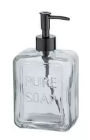 PURE skysto muilo dozatorius, skaidrus stiklas, 550 ml, WENKO