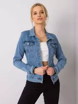 Denim Innovative Desing Striukė moterims-NM-DE-KR-19040.31-mėlyna