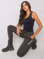 Relevance Sportinės kelnės-RV-DR-7076.21-tamsus chaki